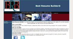 Desktop Screenshot of bestresumebuilder.com